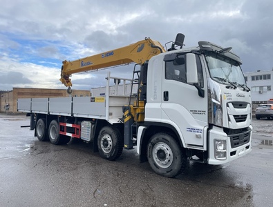 ISUZU GIGA (44т) КМУ XCMG SQS400-5 (16т) БОРТ 8,2×2,5×0,6м